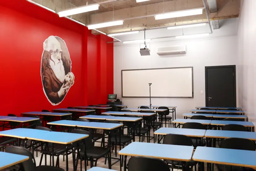 Sala de aula climatizada do Garra